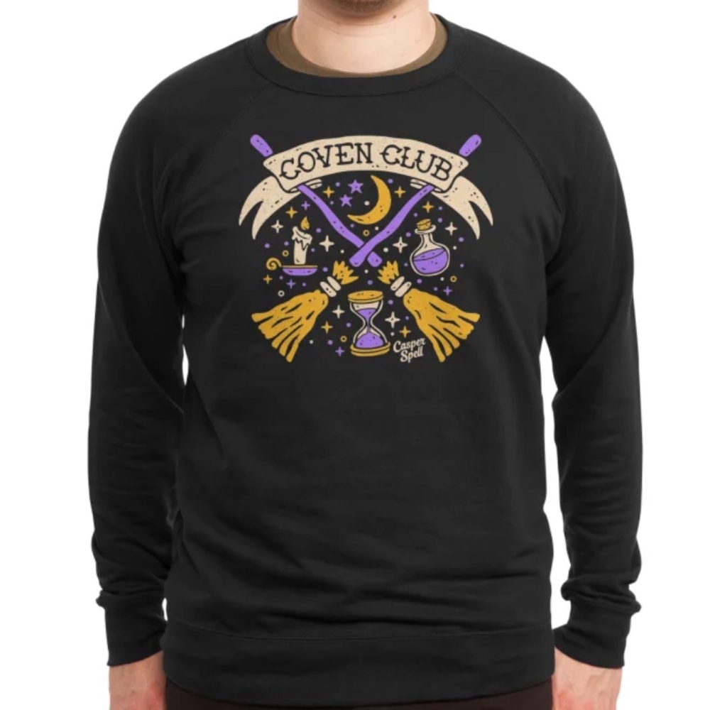 NWOT MEN’S “COVEN CLUB” SWEATSHIRT